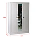 3 Door Wardrobr with Mirror